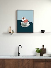 Graham & Brown Blue Morning Rituals Frame - Image 1 of 4