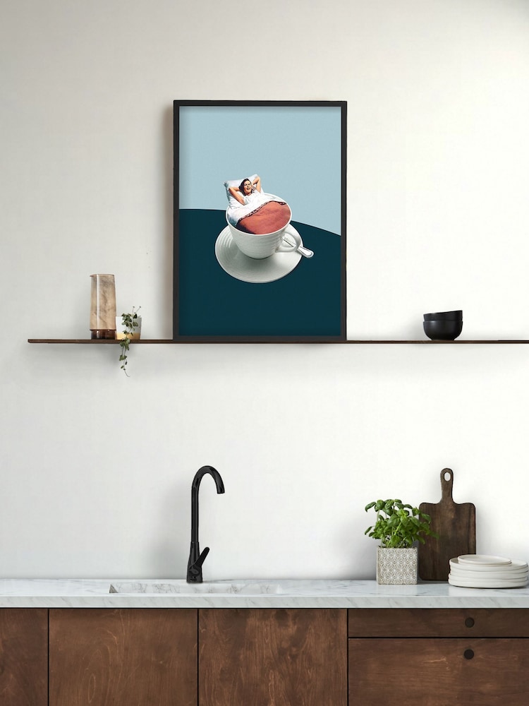 Graham & Brown Blue Morning Rituals Frame - Image 1 of 4 Graham & Brown Blue Morning Rituals Frame - Image 1 of 4