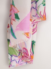 Bright Pink Sketch Floreale - Sciarpa leggera - Immagine 6 di 7