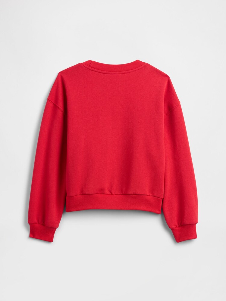 Gap Red Dr Seuss Oversized Wedge Logo Sweatshirt (4-13yrs) - Image 2 of 3