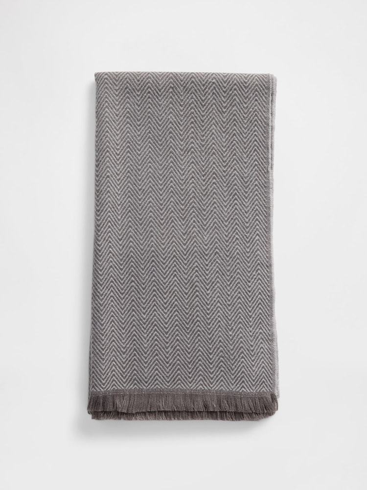 Gap Grey Cosy Scarf - Image 1 of 2 Gap Grey Cosy Scarf - Image 1 of 2