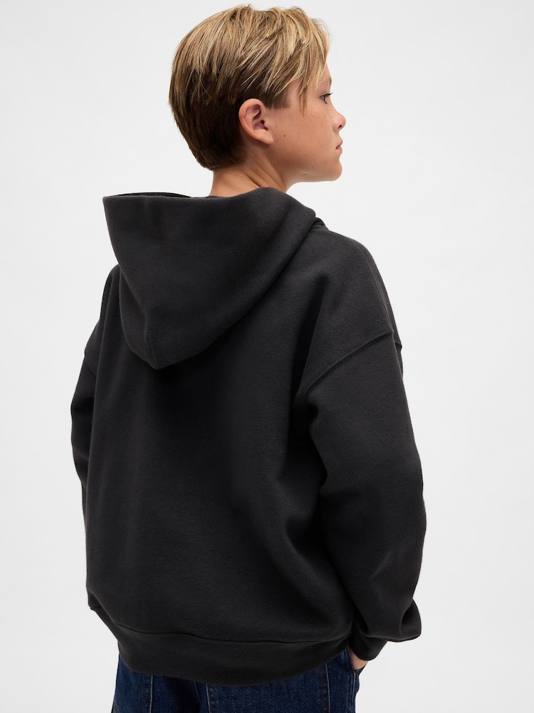 Gap Black Stranger Things Vintage Soft Graphic Hoodie (4-13yrs) (4-13yrs) - Image 2 of 3 Gap Black Stranger Things Vintage Soft Graphic Hoodie (4-13yrs) (4-13yrs) - Image 2 of 3