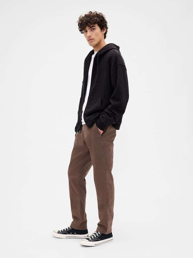 Gap Brown Essential Slim Chinos - Image 2 of 5 Gap Brown Essential Slim Chinos - Image 2 of 5