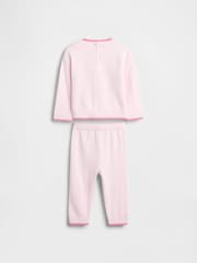 Gap Pink Heart Jumper Set (0-24mths) - Image 2 of 2