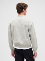 Gap Grey Vintage Soft Oversized Logo Sweatshirt - Image 2 of 4