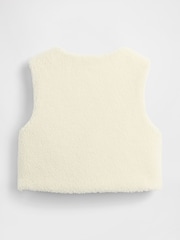 Gap Cream Sherpa Vest - Image 3 of 4