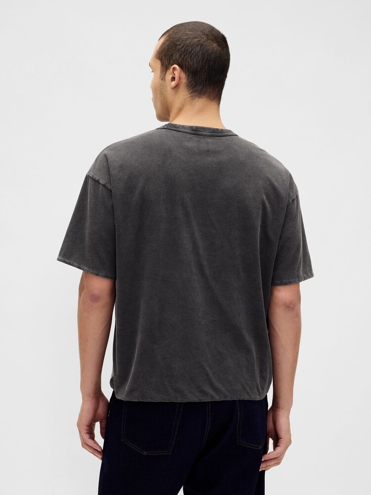 Gap Black Stranger Things Reversible Graphic T-Shirt - Image 2 of 4 Gap Black Stranger Things Reversible Graphic T-Shirt - Image 2 of 4