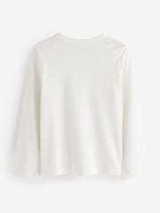 Gap White Football Boots Logo Long Sleeve T-Shirt (4-13yrs) - Image 2 of 4