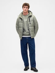 Gap Green Vintage Soft Oversized Logo Sweatshirt - Image 3 of 4