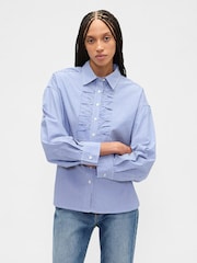 Gap Oversized Shirt in Poplin - Imaginea 1 din 5
