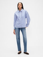 Gap Oversized Shirt in Poplin - Imaginea 3 din 5