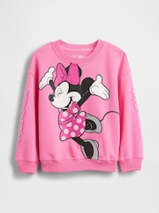 Gap Pink Disney VintageSoft Graphic Sweatshirt (6mths-5yrs) - Image 2 of 3