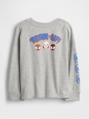 Gap Grey Marvel Graphic T-Shirt (6mths-5yrs) - Image 2 of 2