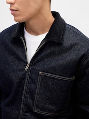 Gap Denim Lined Zip Chore Jacket - Bild 4 von 5