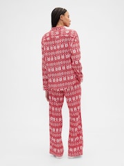 Pantalones de pijama con diseño navideño a juego para la familia de Gap - Imagen 2 de 3