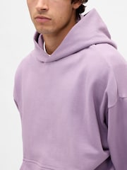 Gap Purple Heavyweight Oversized Hoodie - Image 4 of 4