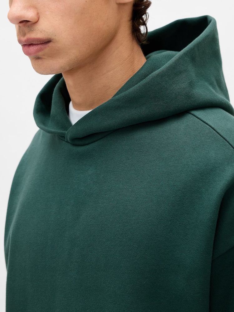 Gap Green Heavyweight Oversized Hoodie - Image 4 of 4