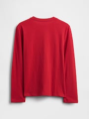 Gap Red Graphic Christmas T-Shirt (4-13yrs) - Image 2 of 3