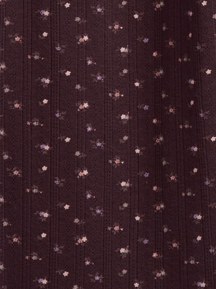 Gap Brown Pointelle Pyjama Bottoms - Image 5 of 5 Gap Brown Pointelle Pyjama Bottoms - Image 5 of 5