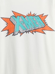 Weiß - Gap Marvel Relaxed Graphic T-Shirt mit Grafik (4–13Jahre) - Bild 3 von 3