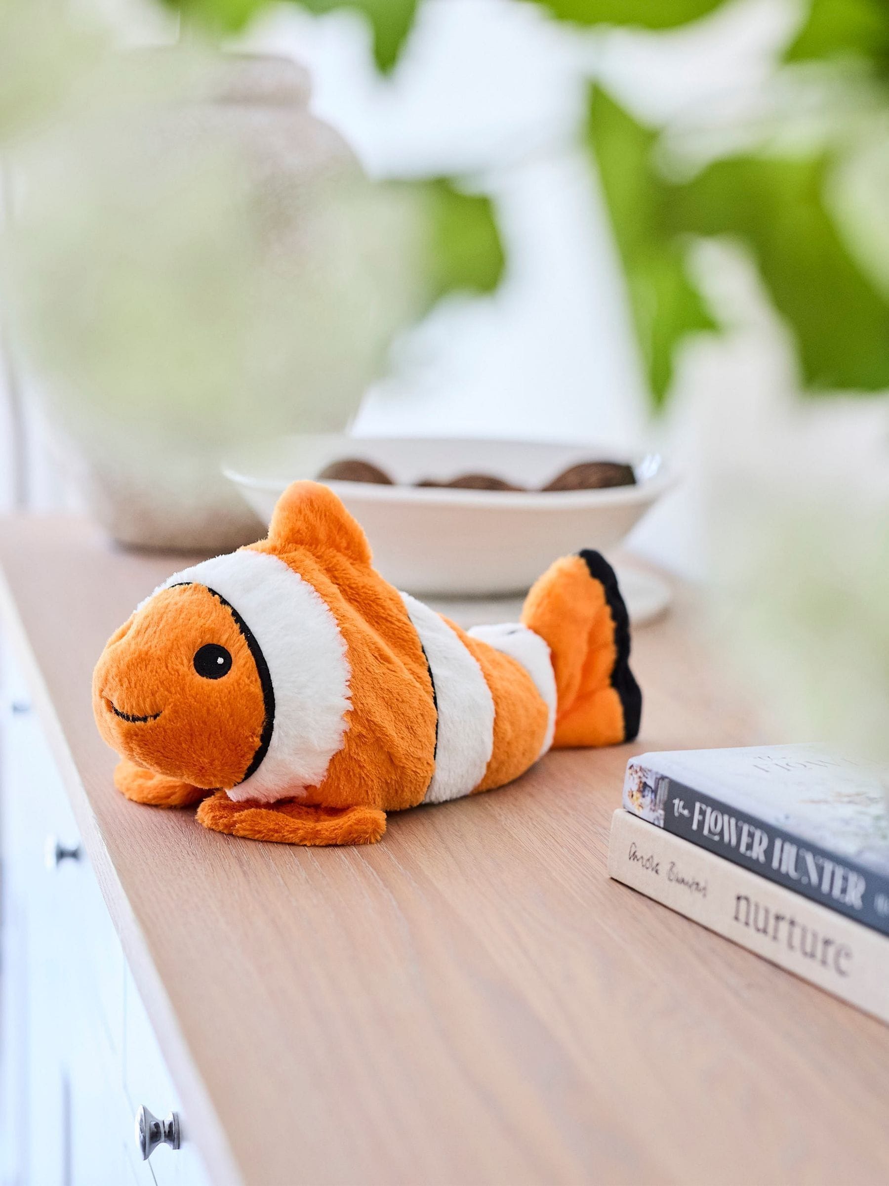 Warmies Unisex Orange And White Large Clown Fish Fully Heatable Soft Toy - Image 1