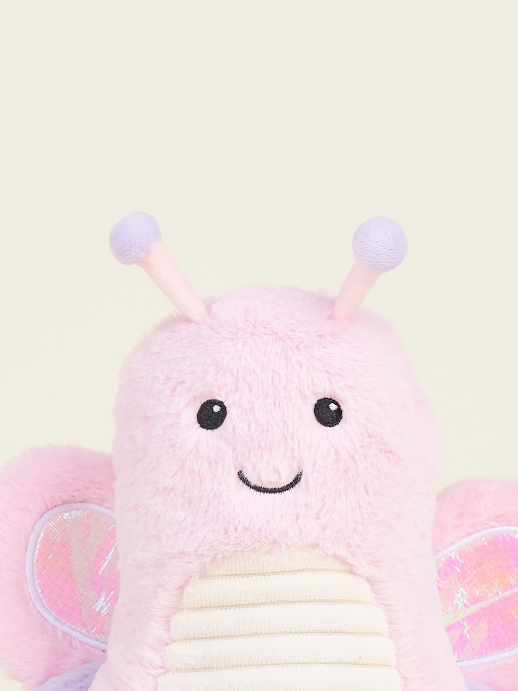 Warmies Pink Large Butterfly Fully Heatable Plush Toy - Image 2 of 4 Warmies Pink Large Butterfly Fully Heatable Plush Toy - Image 2 of 4