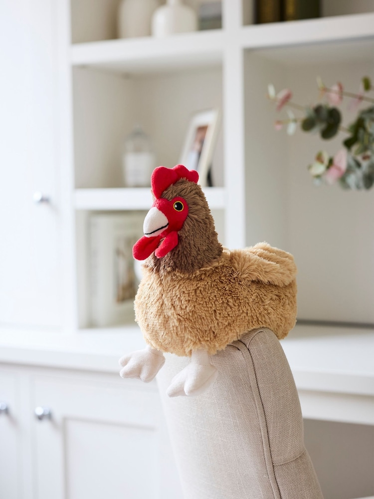 Warmies Brown Large Hen Fully Heatable Plush Toy - Image 2 of 4 Warmies Brown Large Hen Fully Heatable Plush Toy - Image 2 of 4