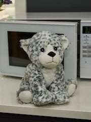 Warmies Grey Large Snow Leopard Fully Heatable Plush Toy - Image 2 of 3