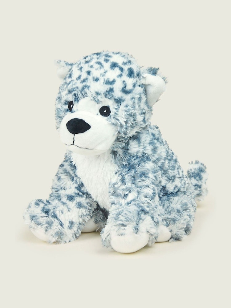 Warmies Grey Large Snow Leopard Fully Heatable Plush Toy - Image 3 of 3 Warmies Grey Large Snow Leopard Fully Heatable Plush Toy - Image 3 of 3