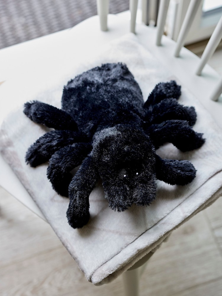 Warmies Black Large   Spider  Fully Heatable Plush Toy - Image 2 of 4 Warmies Black Large   Spider  Fully Heatable Plush Toy - Image 2 of 4
