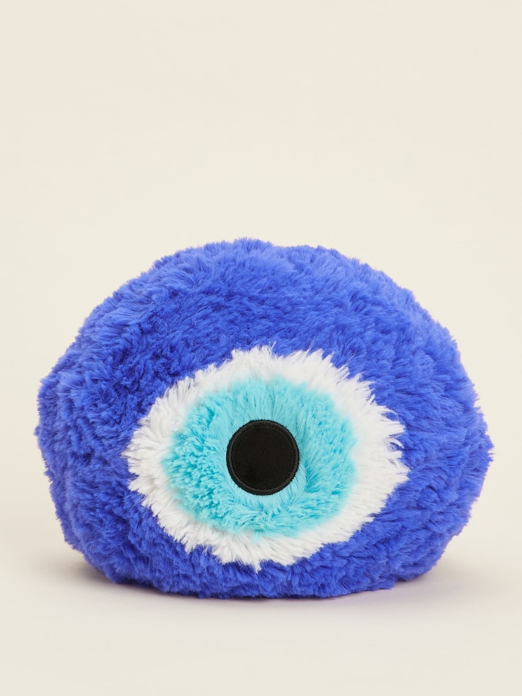 Warmies Blue Large Evil Eye Fully Heatable Plush Toy - Image 2 of 4 Warmies Blue Large Evil Eye Fully Heatable Plush Toy - Image 2 of 4