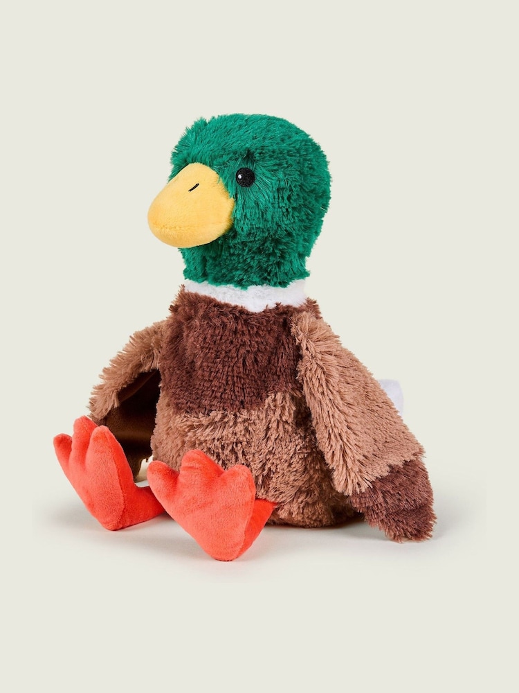 Warmies Brown Large Mallard Fully Heatable Plush Toy - Image 2 of 4 Warmies Brown Large Mallard Fully Heatable Plush Toy - Image 2 of 4