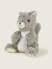 Warmies Grey Large   Squirrel  Fully Heatable Plush Toy - Image 2 of 4