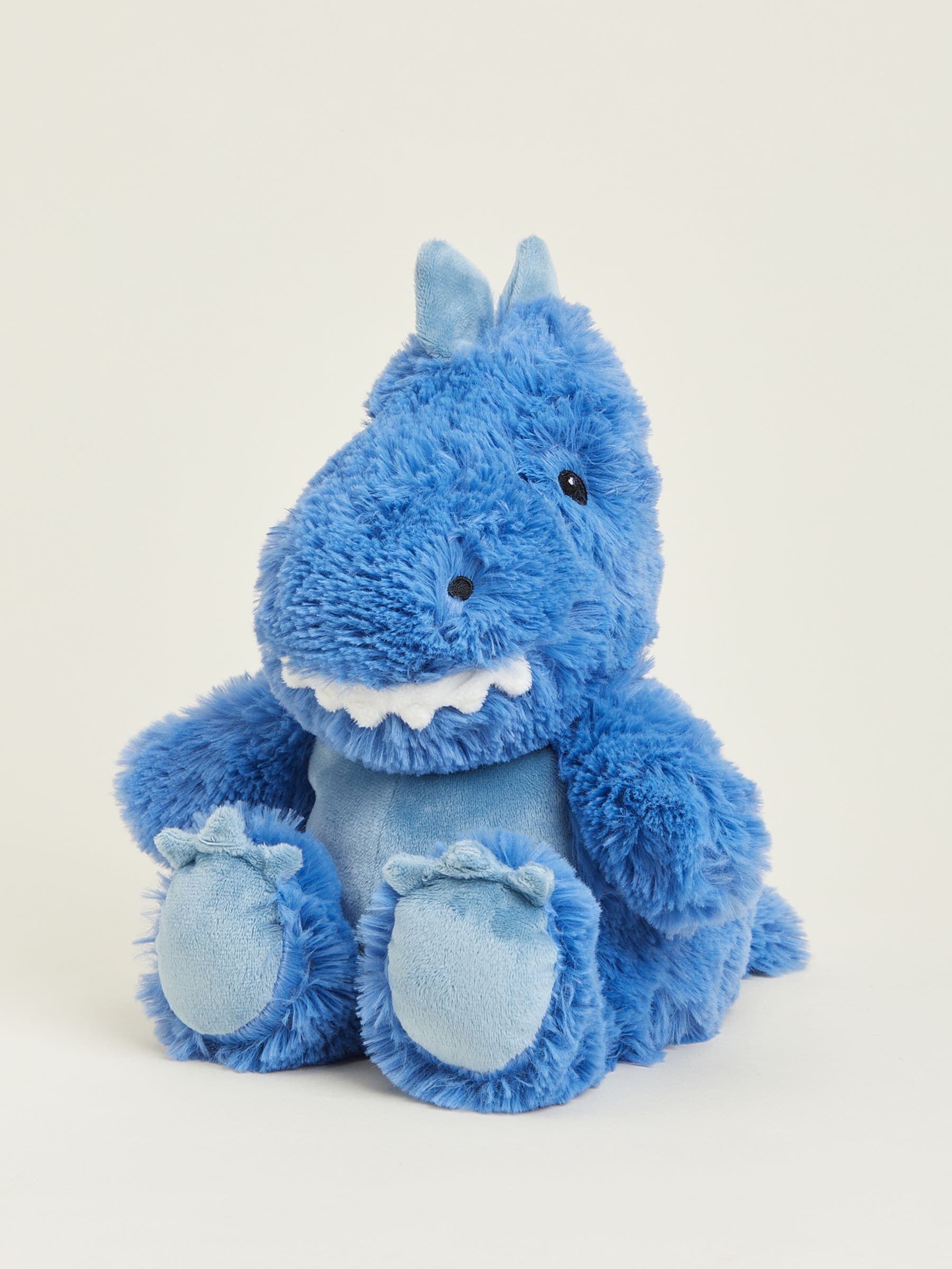 Warmies Unisex Blue Large T-Rex Fully Heatable Soft Toy