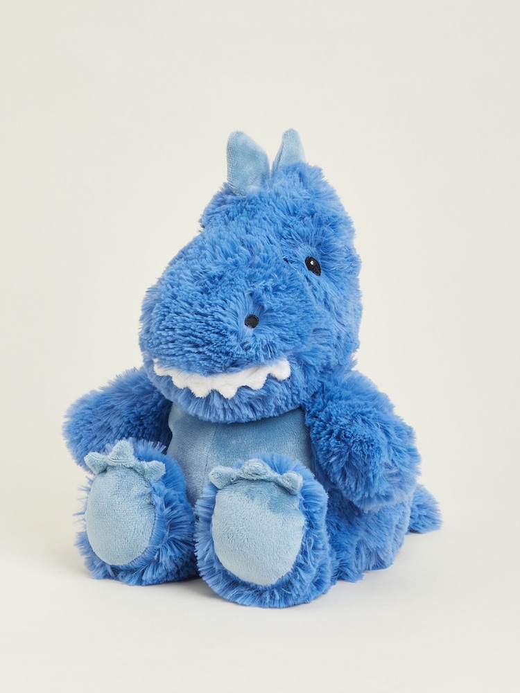Warmies Blue Large  T-Rex Fully Heatable Plush Toy - Image 1 of 4 Warmies Blue Large  T-Rex Fully Heatable Plush Toy - Image 1 of 4
