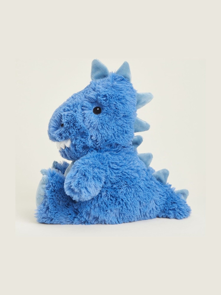 Warmies Blue Large  T-Rex Fully Heatable Plush Toy - Image 2 of 4 Warmies Blue Large  T-Rex Fully Heatable Plush Toy - Image 2 of 4