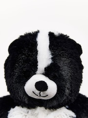 Warmies Black Large   Skunk  Fully Heatable Plush Toy - Image 3 of 4