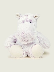 Warmies Pink Large   Marshmallow Hippo  Fully Heatable Plush Toy - Image 3 of 5