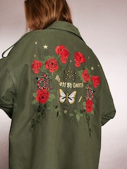 Rockett St George Khaki Green Utility Style Jacket - Image 8 of 12