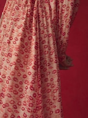 Rockett St George Pink Lips Printed V-Neck Maxi Dress - Image 8 of 9