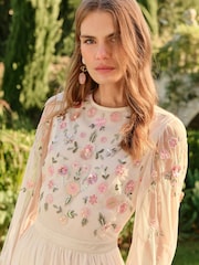 Love & Roses Paillettenbesticktes Minikleid - Bild 2 von 4