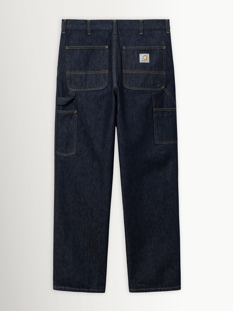 Carhartt WIP Blue Single Knee Denim Jeans - Image 2 of 2 Carhartt WIP Blue Single Knee Denim Jeans - Image 2 of 2