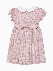 Trotters London Pink Duck Floral Cord Dress - Image 2 of 2