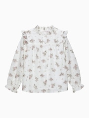 Trotters London Arabella Floral White Blouse - Image 1 of 2