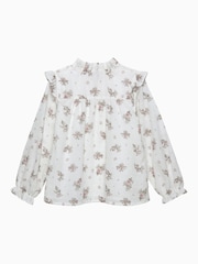 Trotters London Arabella Floral White Blouse - Image 2 of 2
