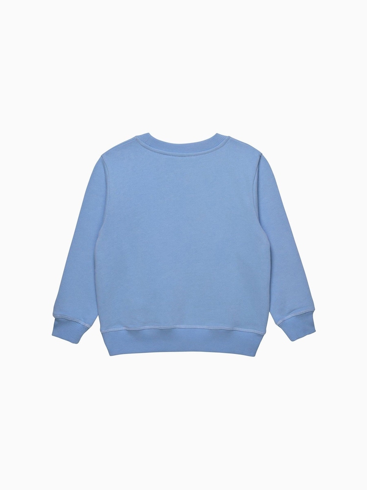 Trotters London Blue Strawberry Thief Birds Sweatshirt - Image 2 of 2