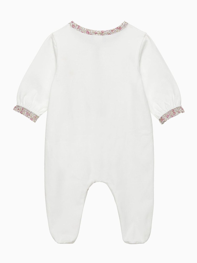 Trotters London Eloise Duck White All-In-One - Image 2 of 2