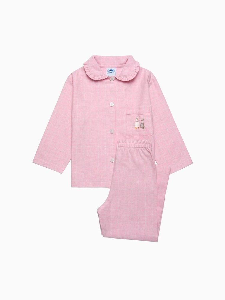 Trotters London Pink Duck & Bunny Pyjamas - Image 1 of 3 Trotters London Pink Duck & Bunny Pyjamas - Image 1 of 3