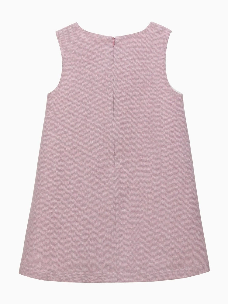 Trotters London Pink Georgina Bow Dress - Image 2 of 2 Trotters London Pink Georgina Bow Dress - Image 2 of 2