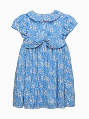 Trotters London Blue Capel Smocked Party Dress - Image 2 of 2